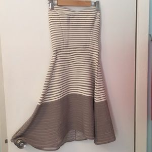 Strapless dress